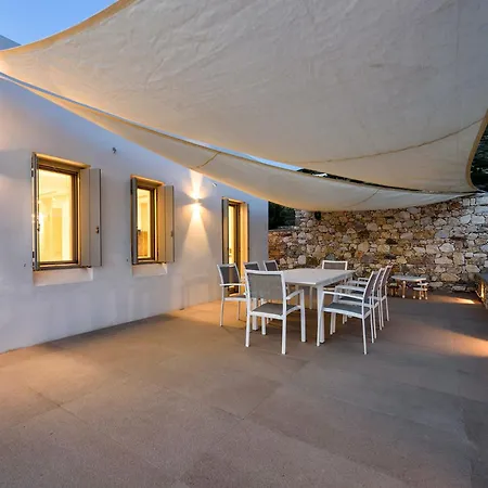 Stunning New With Great Pool Area, Magnificent Panoramic Sea View - Paros Вилла Алики