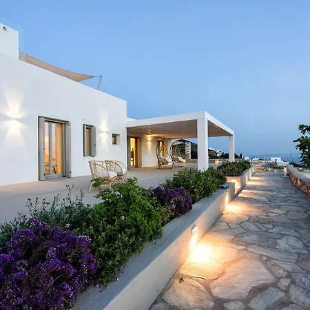 Stunning New With Great Pool Area, Magnificent Panoramic Sea View - Paros * Алики