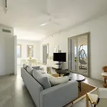 Stunning New With Great Pool Area, Magnificent Panoramic Sea View - Paros Villa Alikí
