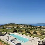 Stunning New With Great Pool Area, Magnificent Panoramic Sea View - Paros Villa