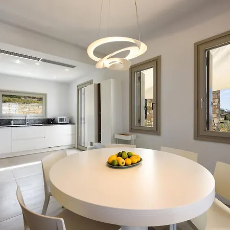 Stunning New With Great Pool Area, Magnificent Panoramic Sea View - Paros Vila