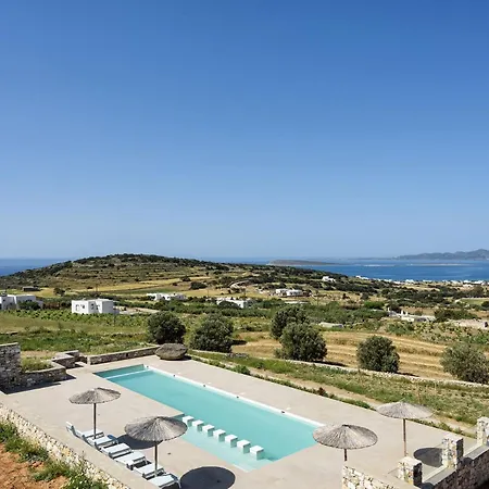 Stunning New With Great Pool Area, Magnificent Panoramic Sea View - Paros Vila