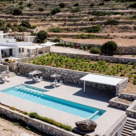 Stunning New With Great Pool Area, Magnificent Panoramic Sea View - Paros *